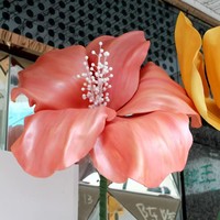 Haute qualité jeune sirène fenêtre décoration Floral géant papier fleur accessoires de mariage étanche Eva mousse fleur décoration