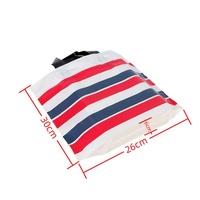 Vente en gros de sacs-cadeaux réutilisables en plastique PE transparent avec poignée Emballage postal d'expédition de vêtement en tissu imprimé héliogravure logo personnalisé