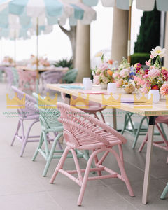 Silla Infantil de Ratán Hecha a Mano, Moderna y Ligera, Segura para Hoteles, Fiestas de Cumpleaños, Eventos Infantiles al Aire Libre, Muebles para Sentarse - Product Image 4