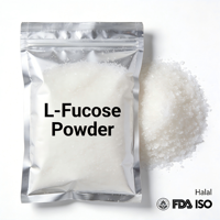High Purity L-Fucose Sweetener 99% Rare Sugar Low Glycemic for Healthy Food and Functional Beverage Production Manufacturer