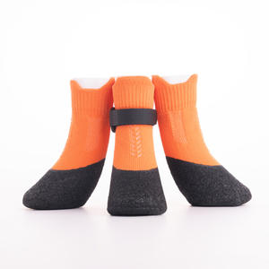 Pelindung Cakar Anjing Anti-Selip Kaus Kaki Anak Anjing dengan Karet & Tali - Product Image 6