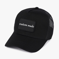Casquette Trucker 6 panneaux à visière incurvée, camouflage, 26 couleurs, avec patch tissé personnalisé, impression en relief, tissu courant, vente chaude en gros pour l'extérieur