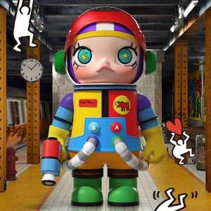 Venta caliente 100% Original para POP MART MEGA COLLECTION 1000% SPACE MOLLY Keith Haring - Product Image 6