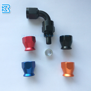 Красный черный Dash <span class=keywords><strong>8</strong></span> JIC 8an -<span class=keywords><strong>8</strong></span> An8 Ptfe из нержавеющей стали Плетеный Топливный шланг с прямым фитингом 45 90 180 градусов - Product Image 4
