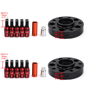 <b>Wheel</b> Adapters <b>5x120</b> 15mm 20mm Aluminum Alloy For BMW <b>Wheel</b> Flanges With Anti Theft Bolts - Product Image 1