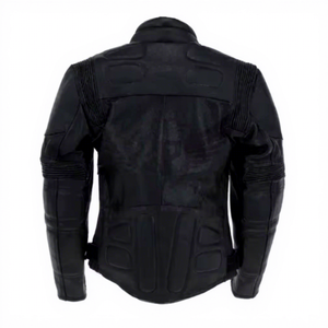 Wholesale Custom Mens Leather Motorcycle Jacket Padded Armored Biker Riding <b>Coat</b> Black Racing Sport Jacket Windproof Outerwear - Product Image 3