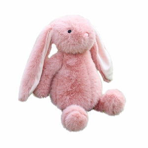 Jouets en peluche de <span class=keywords><strong>lapin</strong></span> floral de logo personnalisé doux mignon Figurines de <span class=keywords><strong>lapin</strong></span> de Pâques poupées d'animaux en peluche <span class=keywords><strong>bleu</strong></span> <span class=keywords><strong>blanc</strong></span> vert Gery oreiller de <span class=keywords><strong>lapin</strong></span> - Product Image 3
