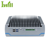 Computadora Industrial sin Ventilador IBOX-706 Plus, Sistemas Barebone, 2 Lan, Mini PC ITX I5 con 6 RS232