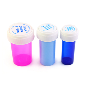 Botella de píldora reversible a prueba de niños a prueba de olores botellas de tubo de plástico de farmacia 13 <span class=keywords><strong>Dr</strong></span> 19dr 30dr 60 90dr - Product Image 5