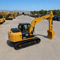 Excavatrice sur chenilles d'occasion CAT 312D2L, 13 tonnes, d'origine, pour travaux de terrassement et de construction