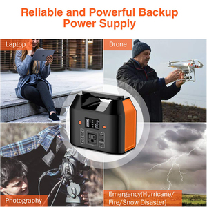 Station d'alimentation portable au lithium-ion 150W avec chargeur solaire 40W, alimentation <span class=keywords><strong>de</strong></span> secours pour les pannes <span class=keywords><strong>de</strong></span> <span class=keywords><strong>courant</strong></span>, extérieur et diffusion <span class=keywords><strong>en</strong></span> <span class=keywords><strong>direct</strong></span> - Product Image 4