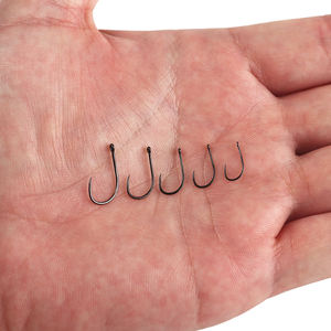 Hameçons à mouche sans ardillon en acier à haute teneur en carbone pour la pêche à la truite (mouche sèche et humide) et la pêche en eau salée – Technique de leurre super résistante - Product Image 5