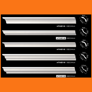 Moulure de corniche en polyuréthane PU, légère, facile à installer, qualité export, moulure de couronne <span class=keywords><strong>Ogee</strong></span> - Product Image 1