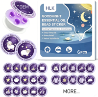 HLK Patch de Sommeil à Ingrédients Végétaux Naturels, Formule Améliorée pour un Sommeil Réparateur, Patch au Camomille pour un Sommeil Amélioré