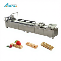 Ligne de production de barres céréalières de bonne qualité, machine à fabriquer des bonbons croquants aux cacahuètes, machine à fabriquer des barres énergétiques et protéinées à vendre