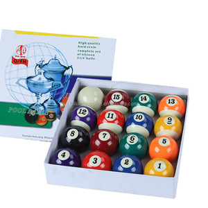 Fabrika doğrudan ucuz komple bir sınıf seti bilardo bilardo masası oyun topu 2-1/4 ''57mm havuz topu - Product Image 2