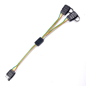4 Pin <b>Trailer</b> Plug Splitter With Two Sockets 17.5 Inch UP1481 For Commercial Truck <b>Trailers</b> - Product Image 2