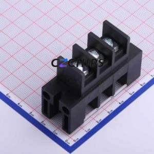 KF37S-13.0-3P Barrier Terminal Block P=13mm Connector ( Barrier Type: With Cover Plate )( Pitch: 13mm )( Construction: 1x3P ) - Product Image 2