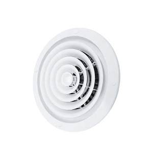 ตัวกระจายลมแบบวงกลม Seshun ทำจากพลาสติก ABS ชั้นเดียว สำหรับช่องระบายอากาศกลาง ระบบปรับอากาศ ใช้กับห้องน้ำ - Product Image 1