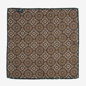 <strong>Men's</strong> Fashion Spun Silk Double-Sided Printed Pocket Square Floral Pattern Hand-Rolled Edges <strong>Scarf</strong> Evening Wear - Product Image 4