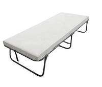 Lit en mousse écologique pliable avec matelas, 10 pièces, pour Camping, extérieur, hôtel, bon marché, résistant au feu, Portable, 8CM