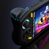 Konsol Game Genggam RG56 PRO 5.5 Inci dengan Lampu RGB, Chipset RK3562, Game Retro, Pemutar Video Game untuk Konsol N64 PSP