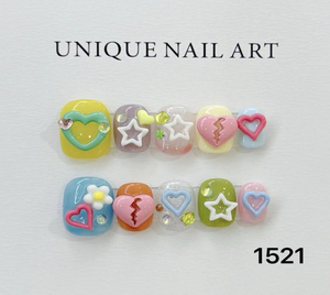 <span class=keywords><strong>Uñas</strong></span> Acrílicas Postizas para Niñas, Cortas y Cuadradas, Desmontables, con Diseño <span class=keywords><strong>de</strong></span> Personajes <span class=keywords><strong>de</strong></span> <span class=keywords><strong>Sanrio</strong></span> en 3D - Product Image 6