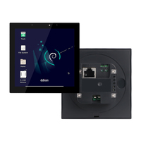 Écran tactile capacitif LCD IPS de 4 pouces, panneau de commande Tuya Linux avec contrôle intelligent WiFi pour une utilisation domestique et hôtelière, électrique