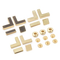 Bouton-pression personnalisé OEM avec logo pour chemise homme, bouton en alliage de zinc pour Kurta 4 pièces, bouton pour robe Abaya arabe, bouton Thobe pour vêtements