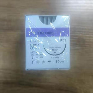 <span class=keywords><strong>Sutura</strong></span> Quirúrgica Absorbible de Poliglactina 910 Cromada, Catgut PGA, Desechable, para Hospital Veterinario - Product Image 1