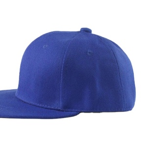 Casquette Snapback à 6 panneaux avec logo d'entreprise personnalisé brodé, bleu royal, OSFA, 80% acrylique, 20% laine, visière grise - Product Image 5