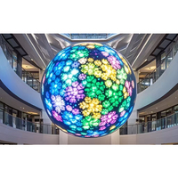 Taille personnalisée intérieure extérieure ronde boule vidéo LED écran publicitaire sphère écran LED boule à écran LED