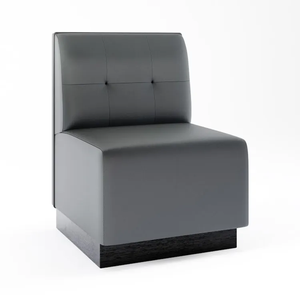 PU Leather Nightclub Booth Seating Button Tufted Dining <strong>Bench</strong> Restaurant Cafe