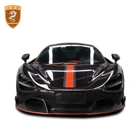 Diffuseur avant de voiture en fibre de carbone 3K brillant, style Vorsteiner, pour McLaren 720S - Fournisseur d'usine