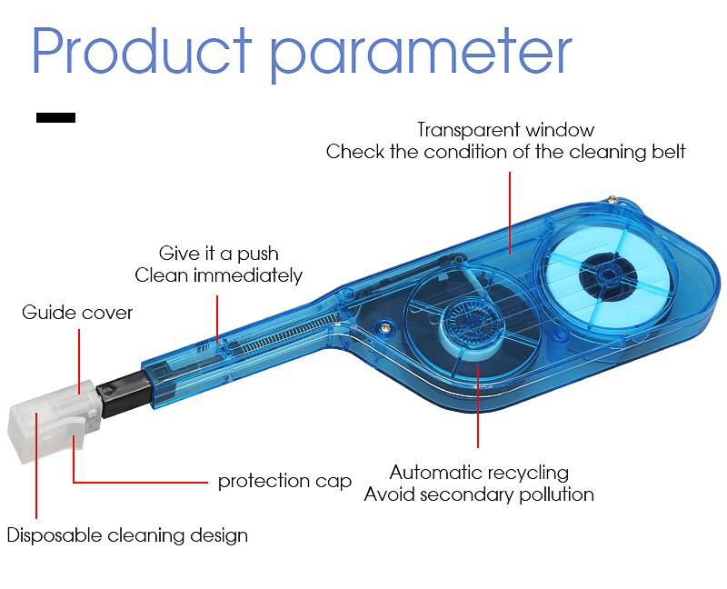 KEXINT MPO One Click Cleaner Pen Type Optical Fiber Connector Cleaner