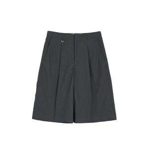 Shorts Bermuda pour Hommes en Coton 100% Noir Plissé, Classiques, Confortables et Tendance, Vente en Gros de Haute Qualité - Product Image 1