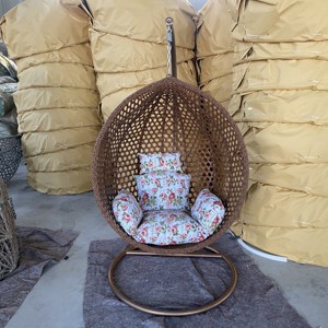 <span class=keywords><strong>Fauteuil</strong></span> <span class=keywords><strong>suspendu</strong></span> double en rotin pour extérieur, siège balançoire, mobilier de jardin, panier pour balcon – Vente en gros - Product Image 4