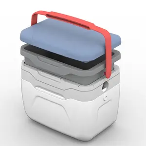 Hard Lunch Carry Case Ice Shell Cooler Box With Hard Box Coolers Keep Food Fresh Perfect For Fishing Boating