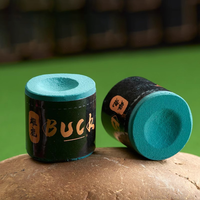 Lot de 2 craies de billard et snooker Winsir de haute qualité, huileuses, sèches, neutres, de forme ronde, avec logo personnalisé