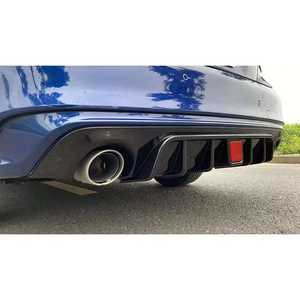 W205 difusor trasero parachoques trasero estilo Fd fibra de carbono de alta calidad W205 <span class=keywords><strong>AMG</strong></span> C43 C63 - Product Image 4
