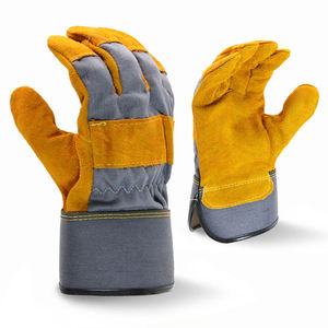 ENTE SAFETY Guantes de seguridad de invierno de trabajo de cuero de vaca duraderos de alta resistencia para soldadura protectora de mano para el trabajo - Product Image 4