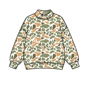 เสื้อแขนยาวเด็กผู้ชายลายพรางหลากสีสไตล์ลำลองผ้าไหมกันน้ำสำหรับล่าสัตว์ - Product Image 5