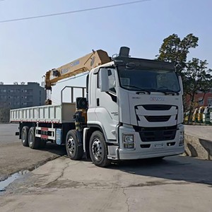ราคาโรงงาน รถบรรทุก ISUZU GIGA 8x4 ติดตั้งเครน 16 ตัน รถเครนบูมยืดไสลด์ - Product Image 2