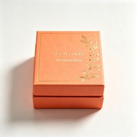 Boîte en velours de luxe personnalisée pour parfum, huile essentielle, sérum pour le soin de la peau, emballage de parfum en matériaux recyclés, boîte en papier cosmétique