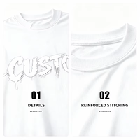 T-shirt surdimensionné personnalisé lavé, T-shirts en coton uni avec logo DIY, T-shirt personnalisé OEM, Chemises Guayabera pour hommes, T-shirt