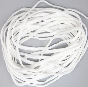 Nhà máy 3mm - 5mm đàn hồi earloop ban nhạc đàn hồi đàn hồi tai Tie dùng một lần Polyester Nylon Spandex earloop - Product Image 3