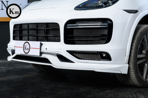 Para <span class=keywords><strong>Porsche</strong></span> <span class=keywords><strong>Cayenne</strong></span> 2011 2012 2013 <span class=keywords><strong>2014</strong></span> 958.1 (de modelo antiguo a nuevo 9Y0.1 <span class=keywords><strong>GTS</strong></span>): Parachoques delantero, pasos de rueda, paneles de puerta, labio trasero y labio delantero TKT - Product Image 5
