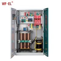 Stabilisateur de tension automatique triphasé WF.EL SBW 300KVA, sortie cuivre 380V AC, régulateur haute efficacité 98%, écran LCD
