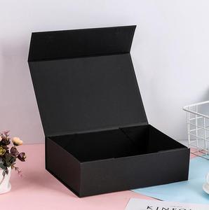 Customized Magnetic Book Shape Cardboard Gift Foldable Box For Gift Packaging With Logo