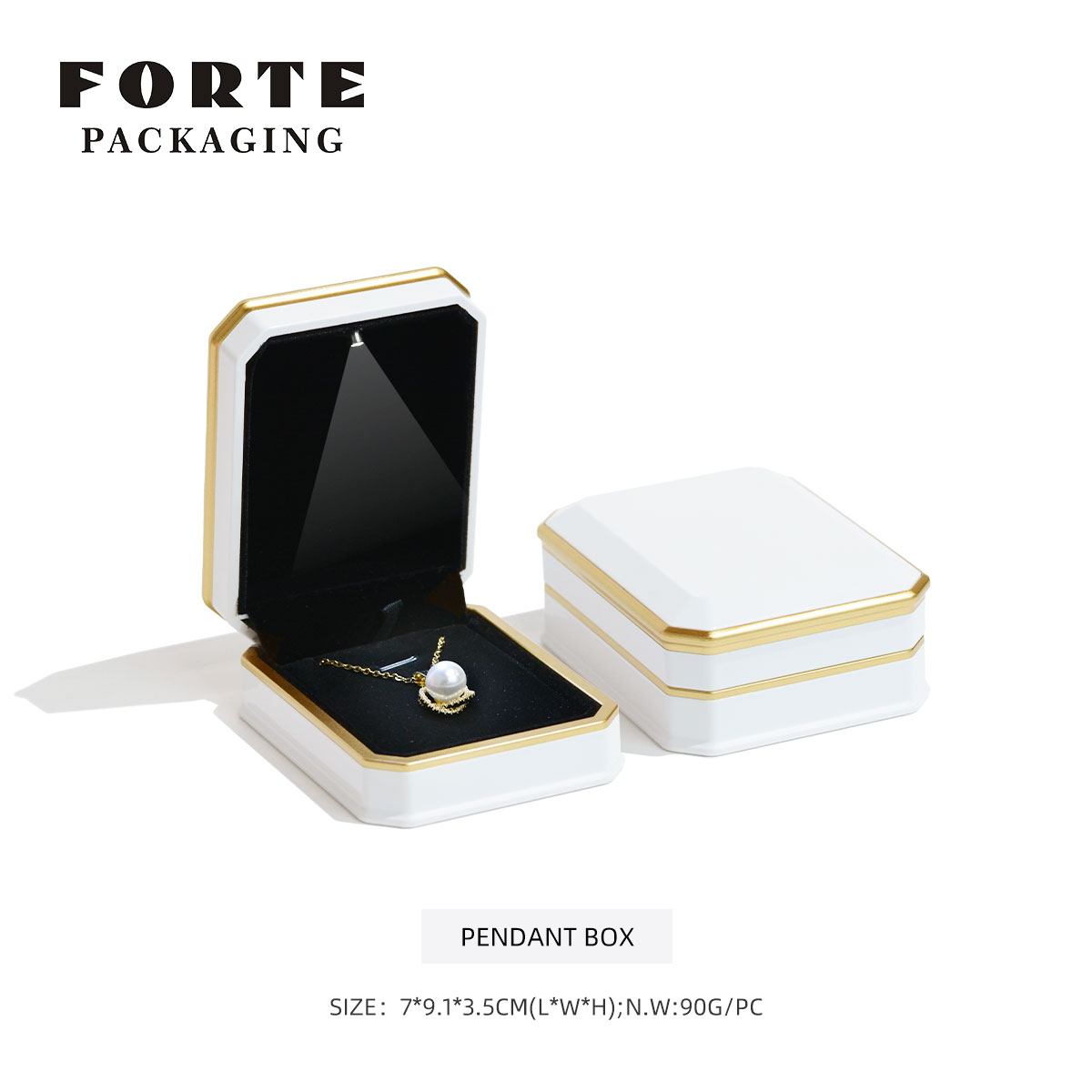 White Pendant Box